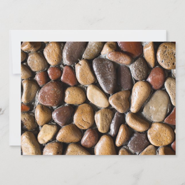 小石の背景 (正面)