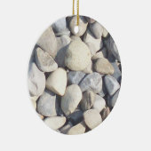小石クローズアップ セラミックオーナメント (右)