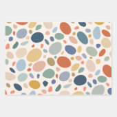 小石パレット ラッピングペーパーシート (正面)