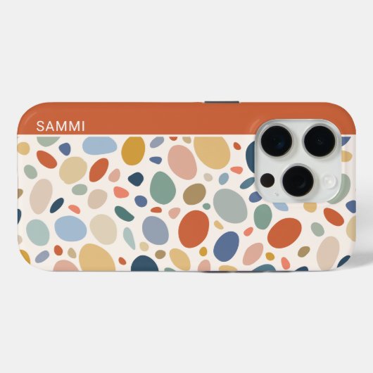 小石パレット Case-Mate iPhoneケース (裏面 (横))