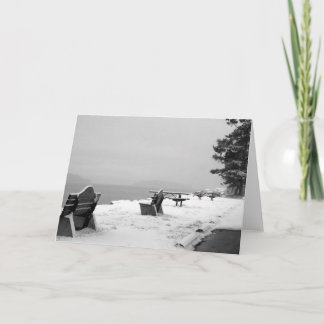 小石ビーチ冬のシーン3 シーズンカード