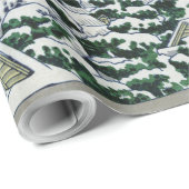 小石川茶屋の眺め富士山を北斎が望む ラッピングペーパー (ロールコーナー)