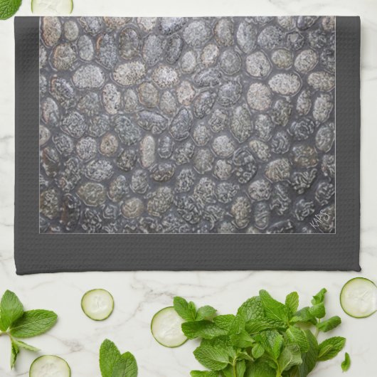 小石 キッチンタオル (折り畳み)