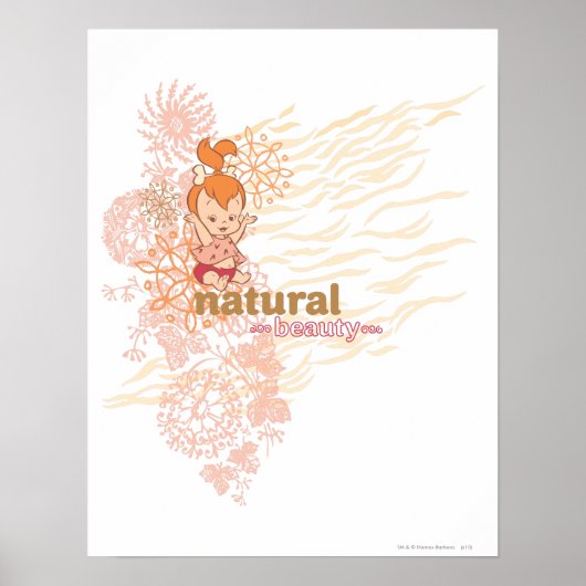 小石™ナチュラル美しい ポスター (正面)