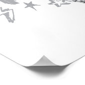 小石™パンクプレイド ポスター (角)