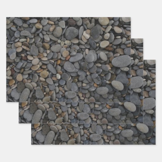 小石 ラッピングペーパーシート (セット)