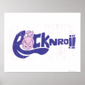 小石™ロックンロール ポスター (正面)