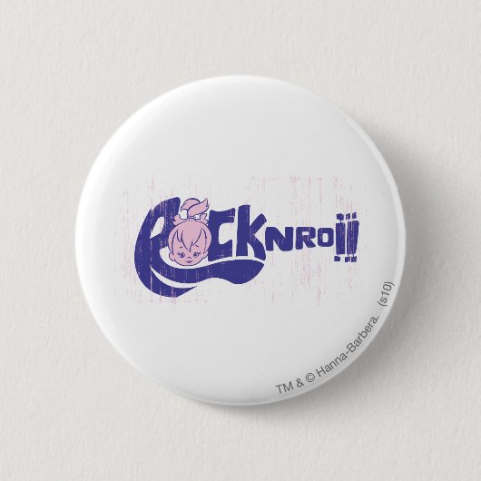 小石™ロックンロール 缶バッジ (正面)