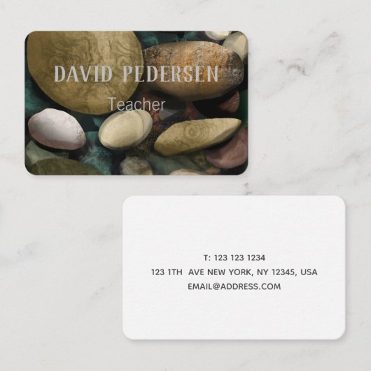 小石 名刺 (正面/裏面)