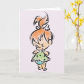 小石™ – 手書きスケッチ カード (黄色い花)