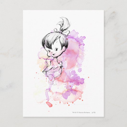 小石™水彩画 ポストカード (正面)