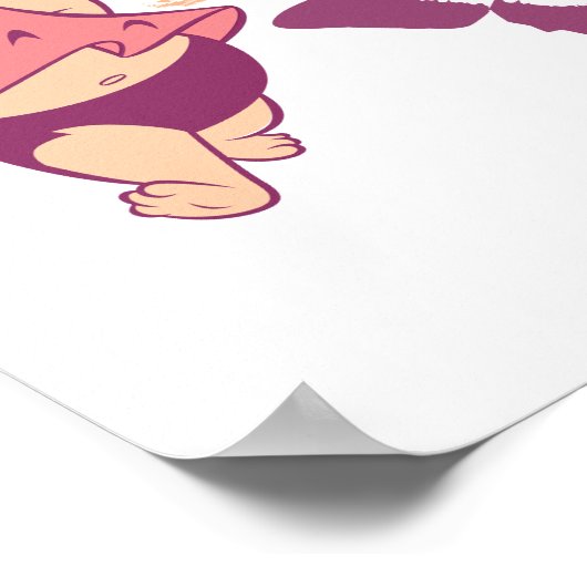 小石™蝶 ポスター (角)