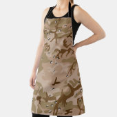 小石、軍隊、陸軍と砂漠カモフラージュ エプロン (インサイチュ)