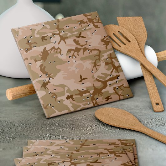 小石、軍隊、陸軍と砂漠カモフラージュ タイル