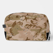 小石、軍隊、陸軍と砂漠カモフラージュ ドップキット (正面)