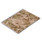 小石、軍隊、陸軍と砂漠カモフラージュ ノートブック (左側)