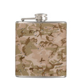 小石、軍隊、陸軍と砂漠カモフラージュ フラスク (正面)