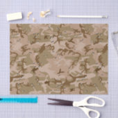 小石、軍隊、陸軍と砂漠カモフラージュ 薄葉紙 (クラフト)