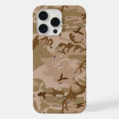 小石、軍隊、陸軍と砂漠カモフラージュ iPhoneケース (裏面)