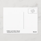 小石(Findhornビーチ) ポストカード (裏面)