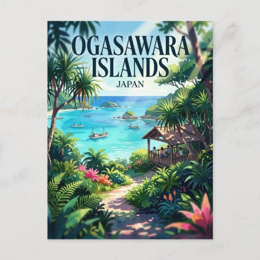 小笠原諸島 日本 ポストカード (正面)