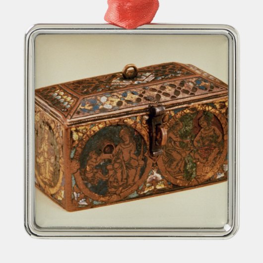 小箱、13世紀 メタルオーナメント (正面)