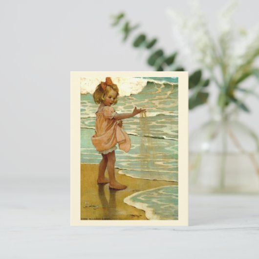 小粒の砂 ポストカード (スタンド正面)