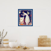 小素晴らし魚，アールデコ美しいファッション ポスター (キッチン)