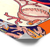 小素晴らし魚,アールデコ美しいファッション ポスター (角)