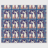 小素晴らし魚、アールデコ美しいファッション ラッピングペーパー (フラット)