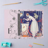 小素晴らし魚,アールデコ美しいファッション 薄葉紙 (クラフト)