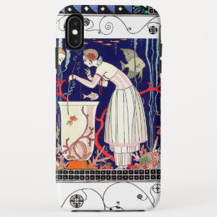 小素晴らし魚,アールデコ美しいファッション iPhone XS MAXケース