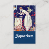 小素晴らし魚、水族館、デコ美しいファッション 名刺 (裏面)