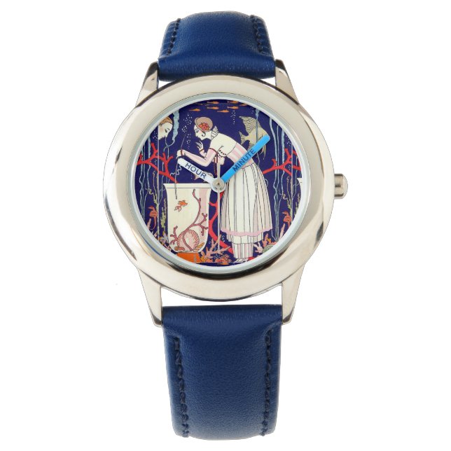 小素晴らし魚，美しいファッション 腕時計 (正面)