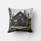 小素朴さなホーム甘いホームフォトヴィンテージ クッション (裏面)