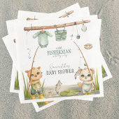 小素朴さな漁師が喜びの赤ちゃんシャワーでリール