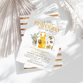 小素朴さな漁師が赤ちゃんのシャワーを途中にある 招待状