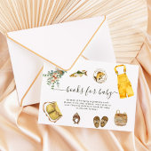 小素朴さな漁師の本ベビー エンクロージャーカード