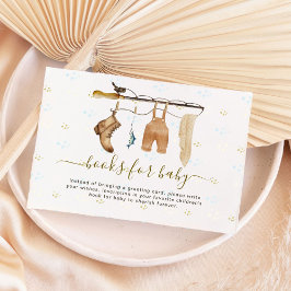 小素朴漁師ダービーブックベビー エンクロージャーカード