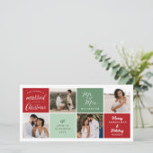 小結婚したさなクリスマス広場4フォト結婚ズ シーズンカード (スタンド正面)