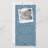 小結婚した初めてのクリスマス写真結婚の シーズンカード (裏面)