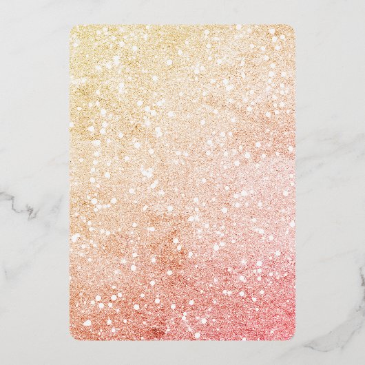 小結婚した初めてのクリスマス写真結婚の 箔シーズンカード (裏面)