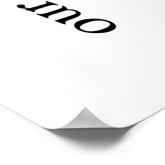 小結婚座席表6表 ポスター (角)