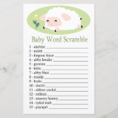 小羊のベビー単語スクランブルゲーム (正面)