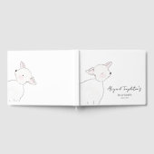 小羊の赤ちゃんシャワー ゲストブック (全面)