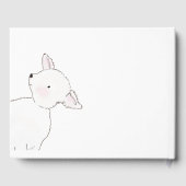 小羊の赤ちゃんシャワー ゲストブック (裏面)