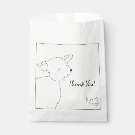 小羊の赤ちゃんシャワー フェイバーバッグ