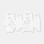 小羊の赤ちゃんシャワー フェイバーボックス (折り畳みなし)