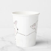 小羊の赤ちゃんシャワー 紙コップ (右)