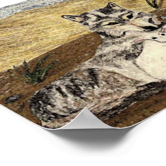 小羊は狼と一緒に寝る ポスター (角)